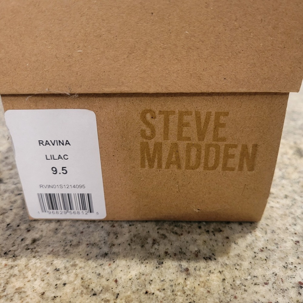 Steve Madden Womens Ravina Sandal Size 9.5 Color Lilac NIB - Picture 4 of 9